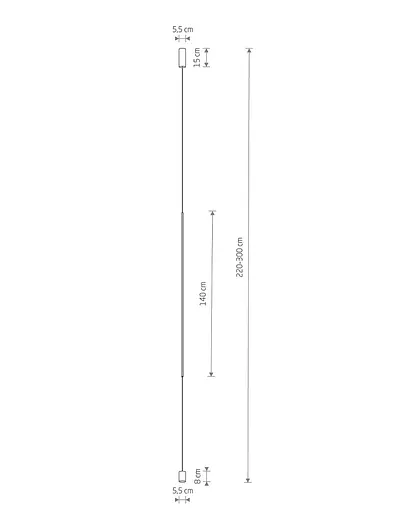 Підвісний світильник Nowodvorski 11607 Vertic Led 1x19W 4000K 800Lm IP20 Білий - фото 8
