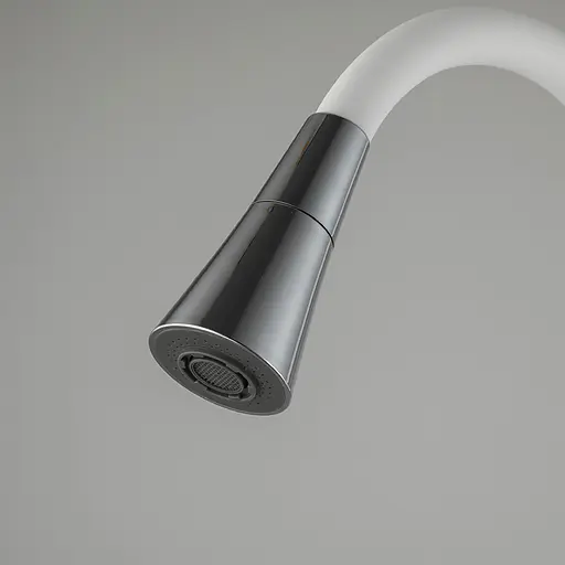 F4044-8 Змішувач для кухні силіконовий гусак лат.корп. гайка Ø35 білий/хром Frap 1/10 Білий - фото 3