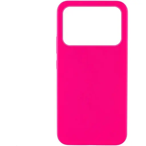 Чехол Lakshmi Silicone Cover (AAA) для Xiaomi Poco X6 Pro Розовый / Barbie pink