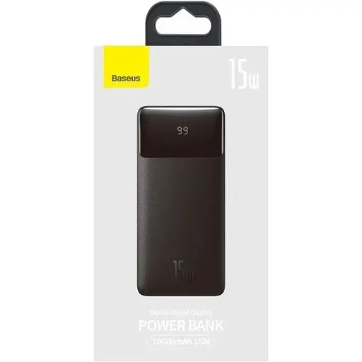 Внешний аккумулятор Baseus Bipow Digital Display 10000mAh 15w (black) - фото 3