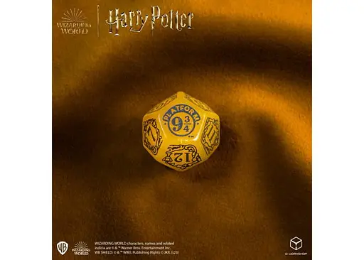 Набір кубиків Harry Potter. Hufflepuff Modern Dice Set - Yellow , 7 шт. (190142/2023/4/B) - фото 5