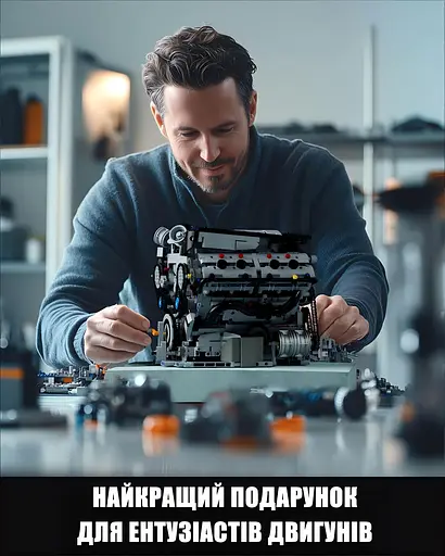 Конструктор Nifeliz Двигун V8 (NF10287) - фото 5