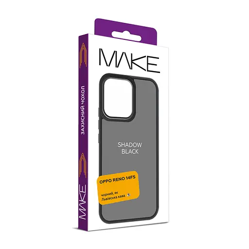 Чохол MAKE Oppo Reno14 FS Shadow Black - фото 2