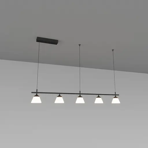 Подвесной светильник Skarlat RHL77027 5*6W BK 4000K