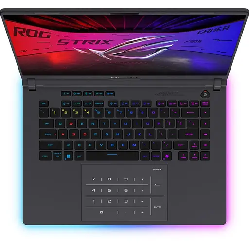 Ігровий ноутбук ASUS ROG Strix G16 (G615JMR-S5054), Intel Core i9 14900HX до 5,8 ГГц, 16-дюймовий WQXGA-дисплей, 240Hz, 16 ГБ, SSD на 1 ТБ, NVIDIA GeFor Eclipse Gray - фото 3