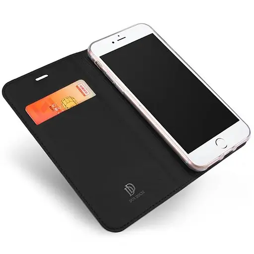 Чохол-книжка Dux Ducis з кишенею для візиток для Apple iPhone 7/8/SE 2020 4.7 Чорний - фото 4