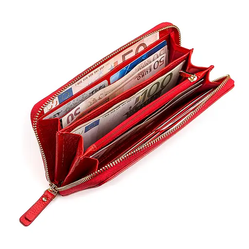 Жіночий шкіряний гаманець (S4001B) Boston 19.5х10х3 см acs0015676 - фото 3