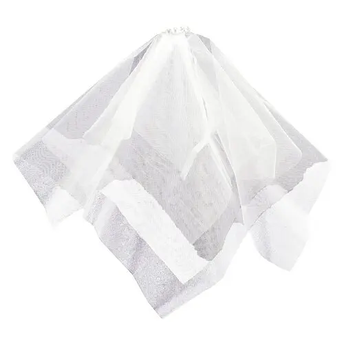 Фата на заколке со стразами - фото 2