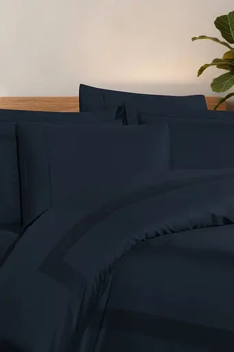 Постельное белье Mona Montova Navy Blue Сатин Делюкс La Romano pbe0051965 - фото 3