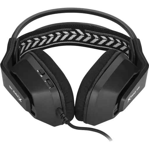 Игровая гарнитура Xtrike Me GH-712 USB+3.5 мм RGB кабель 2 м черная - фото 3