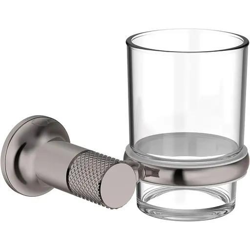 Склянка для зубних щіток Imprese Brenta ZMK091908230 графітовий хром - фото 1