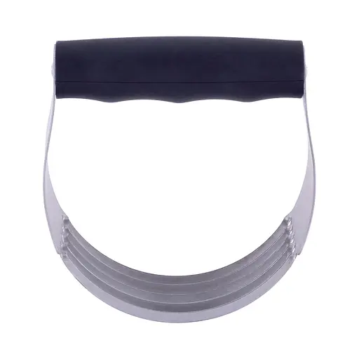 Резак для теста из нержавеющей стали с силиконовой ручкой для печенья и песочной крошки, Kamille Серебристый 87012 - фото 6