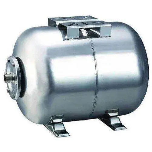 Гідроакумулятор 80 L GIDROTEH PTH80SS з нержавіючої сталі горизонтальний 30412 - фото 1