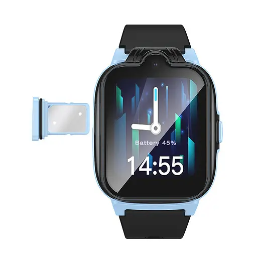 Дитячий cмарт-годинник Hoco Y104 4G Blue - фото 2