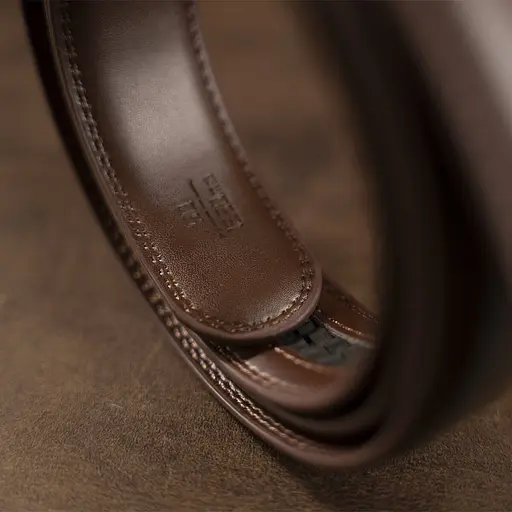 Ремінь шкіряний Vintage чоловічий 115х3,2 см acs0014930 - фото 5