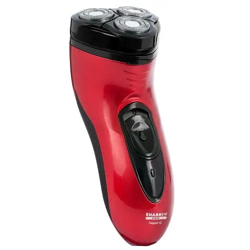 Электробритва Новый Харьков НХ-8507 Лидер-Q Red, 6W, роторная, сухое бритье, 3 головки для бритья, двойные лезвия, плавающая конструкция ножей, повторение контуров лица, питание аккумуляторный Li-ion, триммер для висков - фото 4