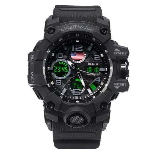 Часы мужские наручные Besta USA Flag