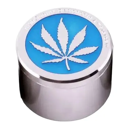 Гриндер для подрібнення тютюну HL-244 Коноплі Blue (10856)