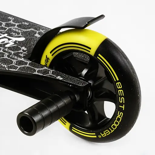 Самокат трюковий Best Scooter 55х85 см Чорно-жовтий 000231345 - фото 5