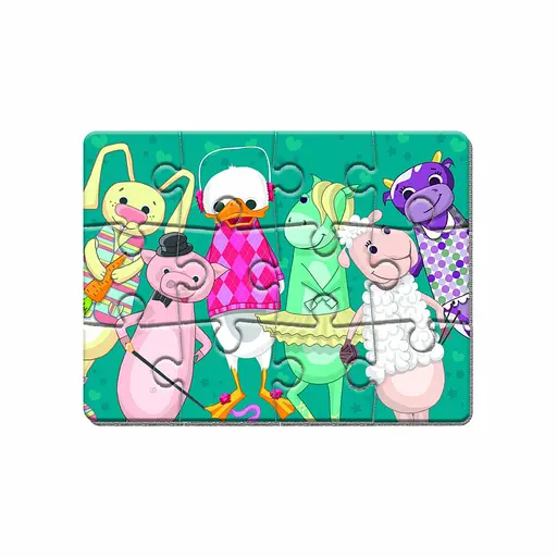 Магнитные пазлы Малыш сможет Зверюшки Vladi toys VT3301-01 А5