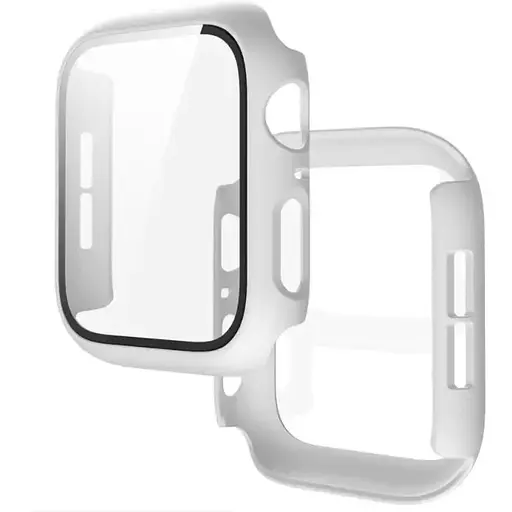 Чехол-накладка DK Пластик Soft-Touch Glass Full Cover для Apple Watch 38mm (white) - фото 2