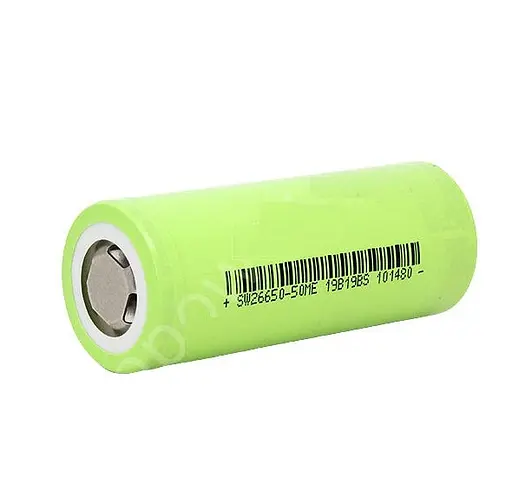 Аккумулятор Sinowatt SW26650-50ME 5000 mAh 15А (Зеленый)