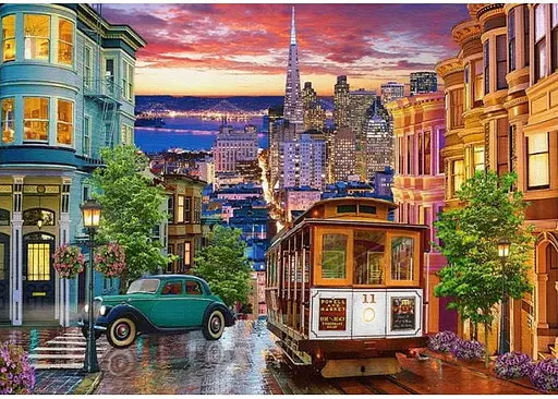 Пазл Castorland Ностальгический Сан-Франциско 500 эл. (b-53391) - фото 2