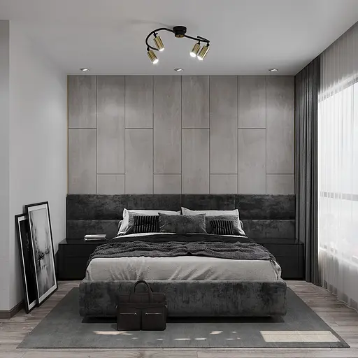 Стельовий світильник SV0044-4 BK+GD - фото 3