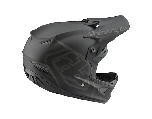 Велошолом Troy Lee Designs D3 Fiberlite Mono Black XL (1106-198002205) - фото 2