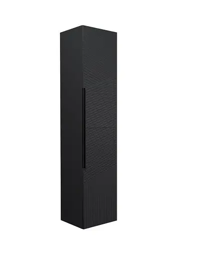 Пенал Мойдодир Rome П-38-U підвісний підлоговий графіт, Графит - фото 2