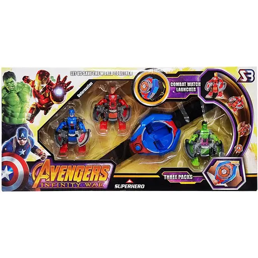 Игровое снаряжение супергероя Bambi Marvel Avengers 3 героя SB804 