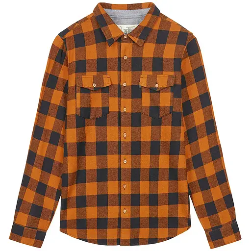 Сорочка Picture Organic Hillsboro Black/Orange L (1012-MTS732IL)