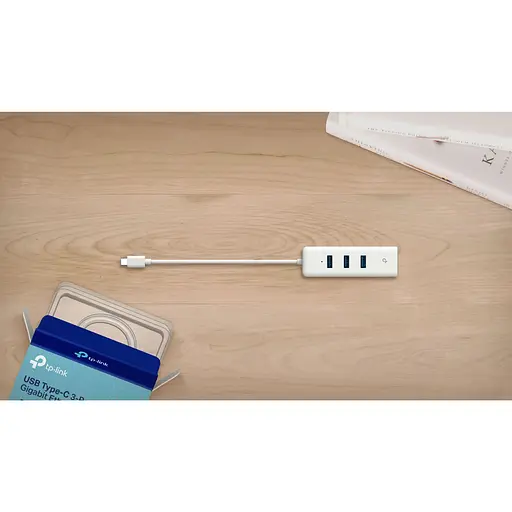 Сетевой адаптер TP-Link UE330С 1xGE, 3xUSB3.0, USB-С - фото 4