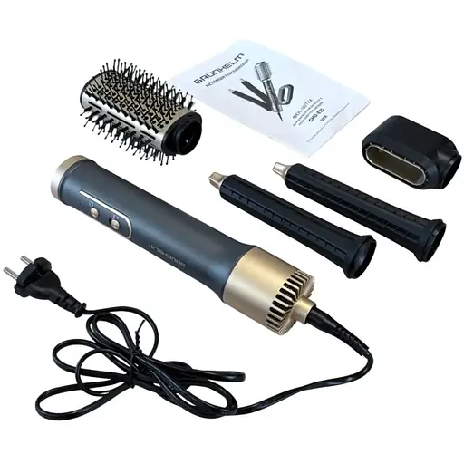 Фен-щітка Grunhelm GHD-835 з комплектом насадок 1200 Вт (147652) - фото 8