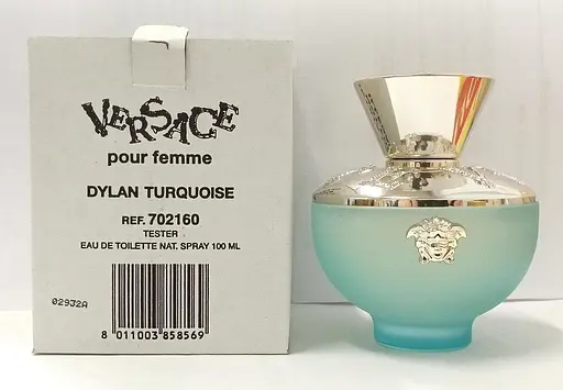 Оригинал Versace Dylan Turquoise pour Femme 100 мл ТЕСТЕР туалетная вода - фото 2