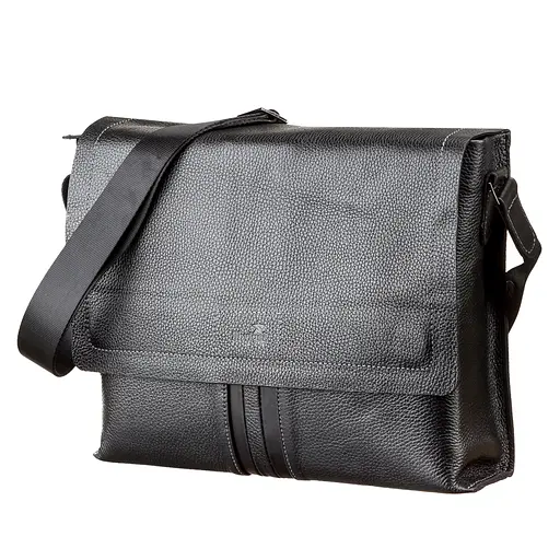 Чоловіча шкіряна сумка SHVIGEL 35х27х7 см sum0012489 - фото 1