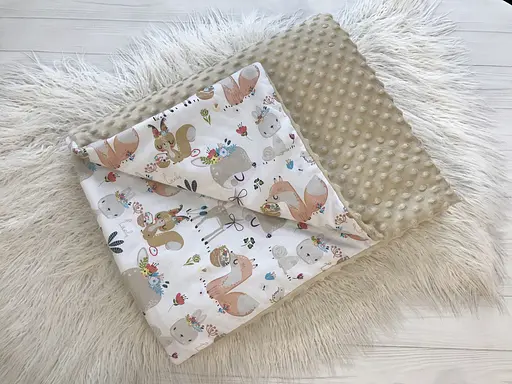 Плед з плюшем Moontime 100x80 см "Звірята" - фото 2