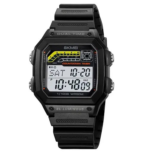 Часы мужские наручные Skmei 2307 (Черный)