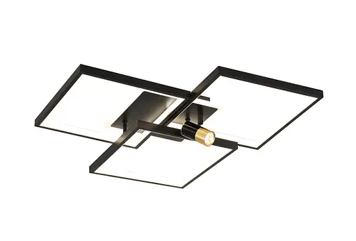 Світлодіодна люстра G 2740/3 BK+GD 151W - фото 2