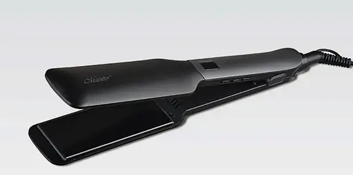 Керамічний випрямляч для волосся Maestro MR-259 зі швидким нагріванням до 210°C 75Вт Чорний/Сірий - фото 2