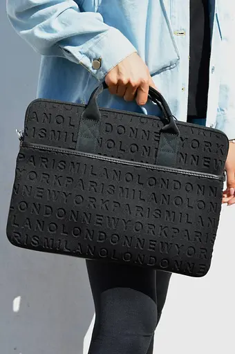 Сумка для ноутбука Wiwu Cosmo Laptop Bag Slim 13.3 черный - фото 3