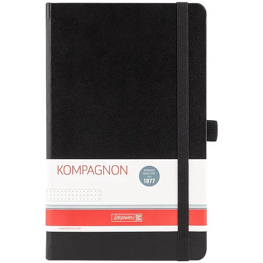 Записная книжка Brunnen Компаньон А5 точка, черный (10-552 29 05)
