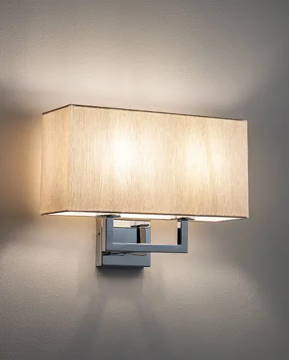 Бра, настінний світильник Nowodvorski 11784 Hotel Mood E27 2x10W IP20 світло-бежевий - фото 2