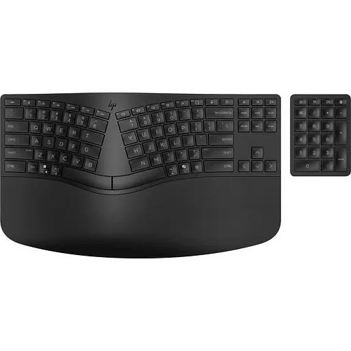 Клавіатура HP 960 BLK Ergonomic split-zone UA Black (7E755AA) [138925]
