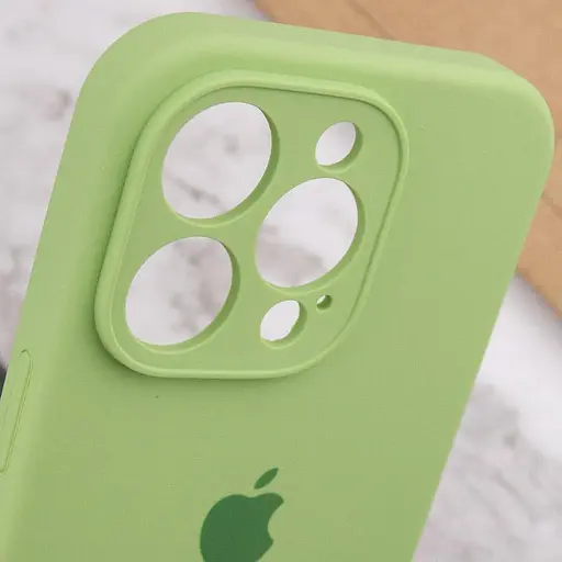 Чохол Epik Silicone Case Full Camera Protective AA для Apple iPhone 15 Pro Max 6.7 М'ятний/Mint - фото 7