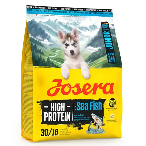 Сухий корм для собак Josera High Protein Junior з морською рибою для всіх порід 900 г - фото 2