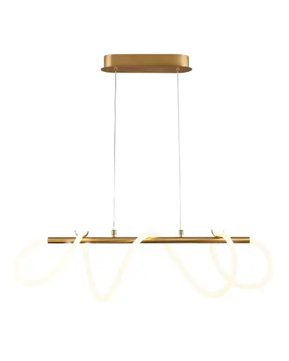 Люстра со светодиодным шнуром Goldlux 327987 Emma Led 1x38W 4000K 4450Lm IP20 Золотой - фото 2