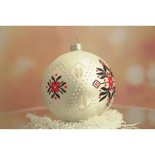 Набір ялинкових прикрас Різдвяні історії Код нації: Чернігівщина 3 кулі скло (4820001154863) - фото 8