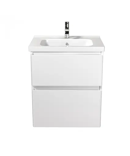 Тумба Мойдодир Палермо 60-U в ванну з умивальником Creavit ID-60 Білий - фото 3