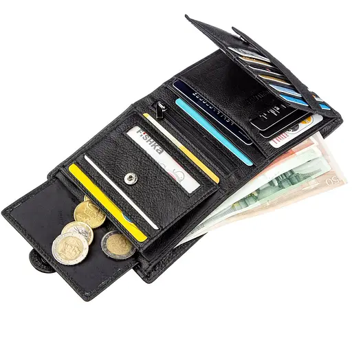 Чоловічий шкіряний гаманець ST Leather 10.5х12 см acs0015129 - фото 5